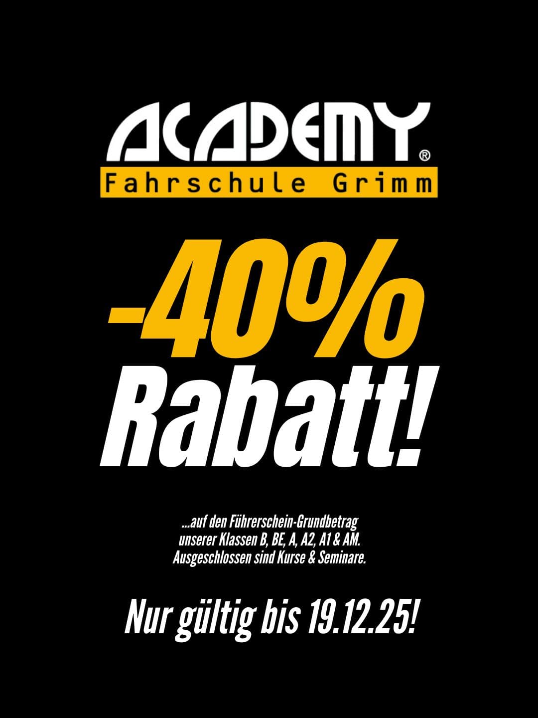 40 % Rabatt